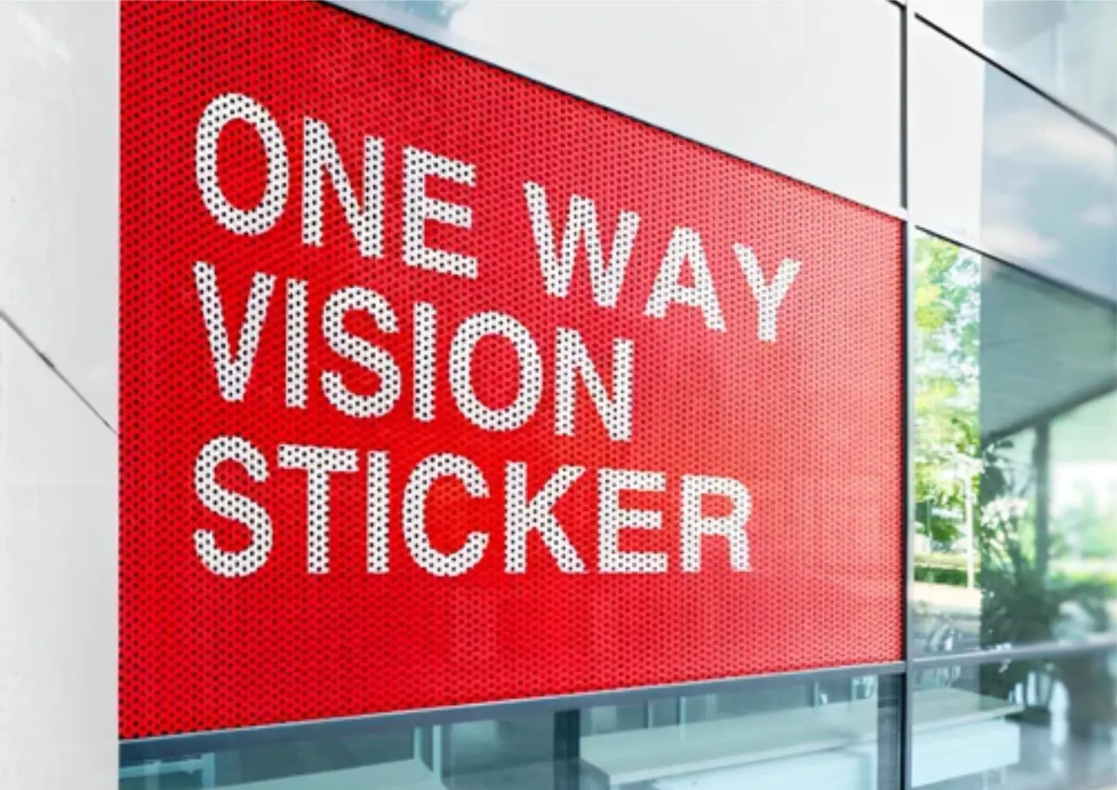 One Way Vision Film